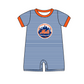 ( Moq 5 Each Style ) Baby Boys Girls Kids Team Sibling Blue Stripes Rompers Sets