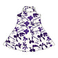 ( Moq 5 each style ) Baby Girl Team Purple Bows Sibling Dress Set 5.23