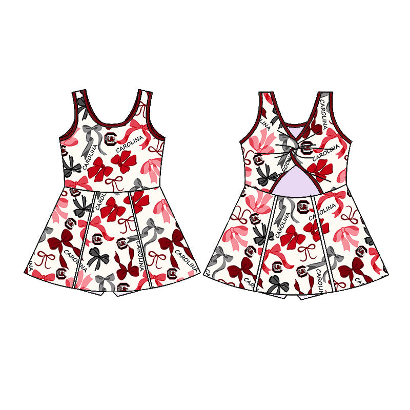 ( Moq 5 each style ) Baby Girl Team Bows Sibling Dress Set 5.15