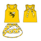 ( Moq 5 Each Style ) Baby Boys Girls Toddler Bee Bows Team Sibling Shorts Dress Shirt Set Clothes