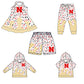( Moq 5 each style ) Baby Boy Girl Team M Sibling Dress Shirt Shorts Pants 5.30