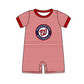 ( Moq 5 Each Style ) Baby Boys Girls Kids Team Sibling Red Stripes Rompers Sets