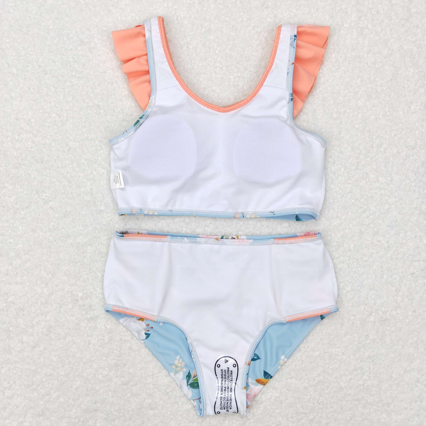 S0179 Baby Girl Floral One Piece Summer Swimsuit