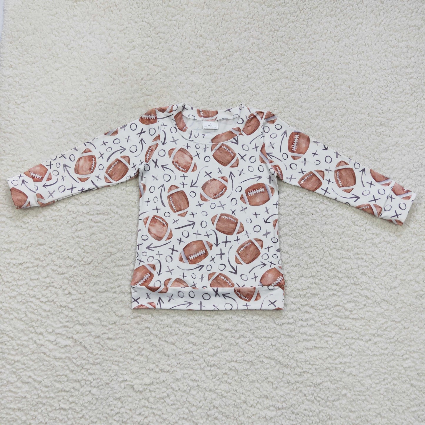 BT0310 Baby Kids Football Long Sleeves Shirt