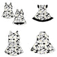 ( Moq 5 each style ) Baby Girl Toddler Dogs Team Bows Sibling Dress Set