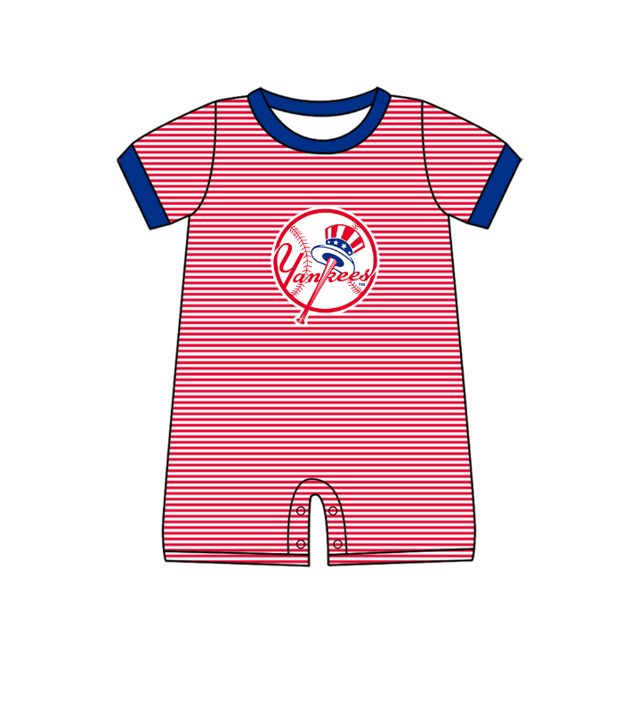 ( Moq 5 Each Style ) Baby Boys Girls Kids Hats Stripes Team Sibling Rompers Sets