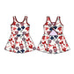 ( Moq 5 each style ) Baby Girl Team W Bows Sibling Dress Set 5.19