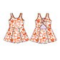 ( Moq 5 each style ) Baby Girl Team SF Bows Sibling Dress Set 5.17