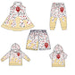 ( Moq 5 each style ) Baby Boy Girl Team Sibling Dress Shirt Shorts Pants 5.29