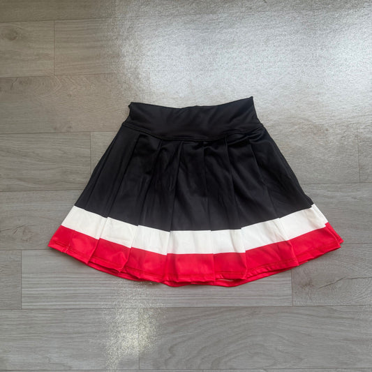 ( No moq ) Preorder Baby Girls Kids Black Red Skirt Shorts Bottoms Yoga Clothes