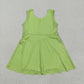 Baby Girl Sleeveless Lemon Yellow Yoga Active Knee Length Dress RTS