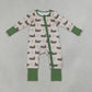 Baby Boys Kids Long Sleeves Camo Ducks Zipper Footie Sleeper Romper RTS
