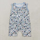 Baby Boy Infant Sleeveless Fishing Buttons Summer Romper RTS