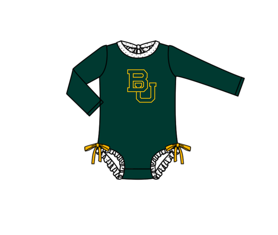 ( Moq 5 Each Style ) Baby Boys Girls Kids Team Sibling Green Jumpsuits Sets Swimsuits