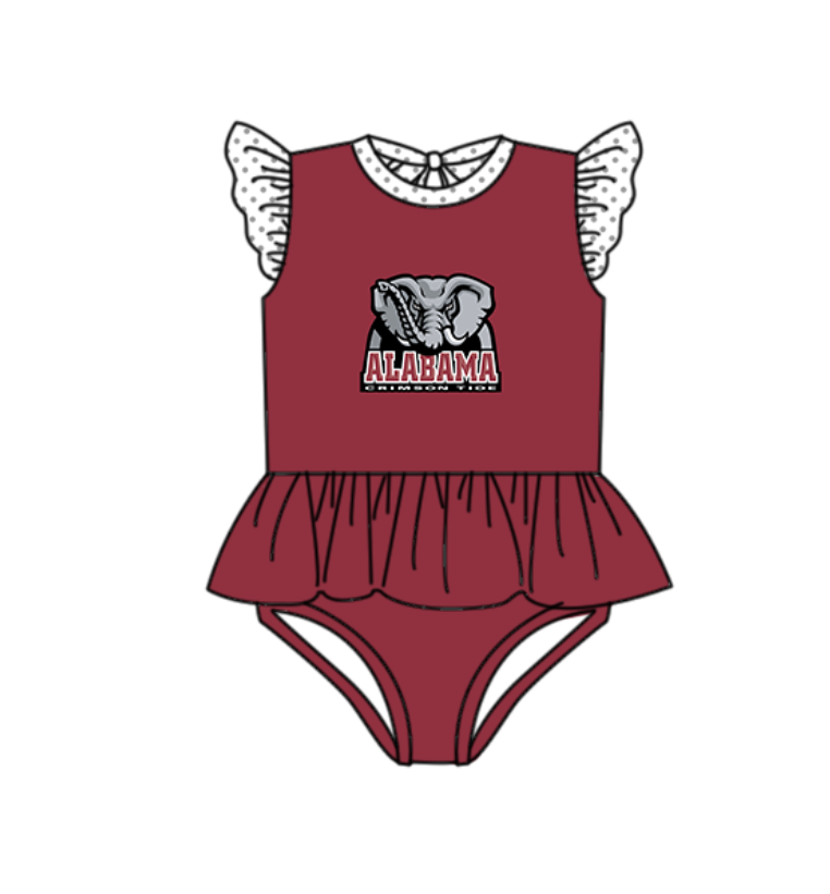 ( Moq 5 Each Style ) Baby Boys Girls Kids Team Sibling Elephant Jumpsuits Sets Swimsuits