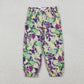 Boys Kids Camo Mardi Gras Pockets Jogger Pants RTS