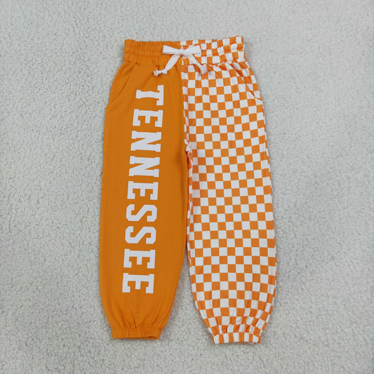 Baby Boys Kids Orange Checked Pockets Pants Bottoms Team Clothes RTS