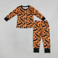 Baby Boys Kids Long Sleeves Halloween Pumpkins Shirt Pants Pajamas Set Clothes RTS