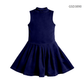 ( Moq 5 ) Preorder Baby Girls Sleeveless Navy Shorts Knee Length Yoga Active Dress