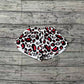 Adult Women Leopard G Team Yoga Active Ruffle Shorts Bottom RTS