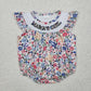 Baby Kids Short Sleeves Embroidery Mama's Girl Flower Sibling Romper Dress Clothes