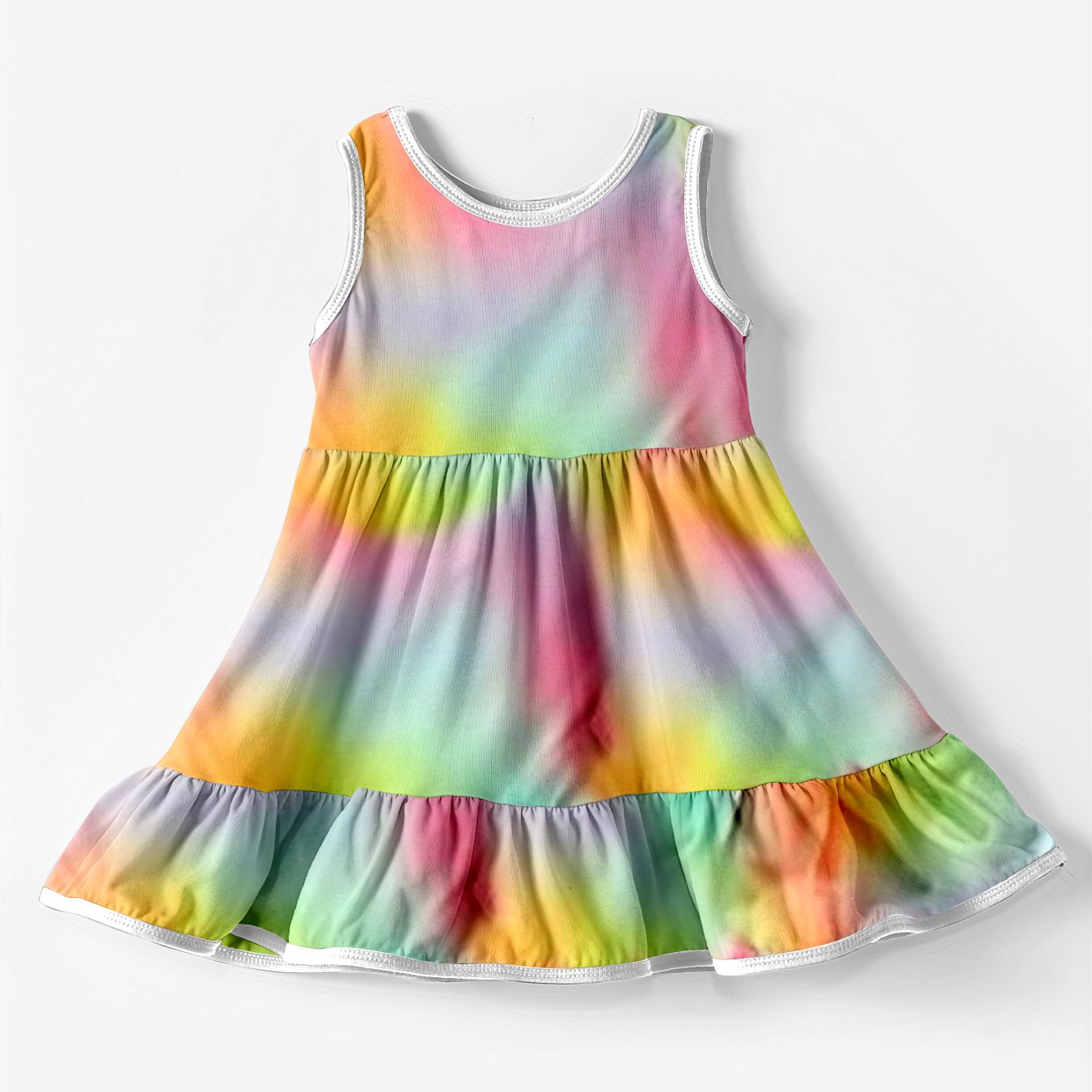 Moq 3 Pre-order GSD0658 Baby Girl Tie Dye Sleeveless Dress