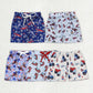 Baby Boy Summer July 4th Trucks Cow Sibling Shorts RTS