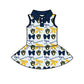 ( Moq 5 each style ) Baby Girl Toddler Team Bows ‌Sibling Dress Set