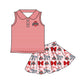 ( Moq 5 each style ) Baby Boy Girl Toddler O Team Bows Sibling Shirt Dress Set