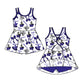 ( Moq 5 each style ) Baby Girl Toddler W Team Bows ‌Sibling Dress Set