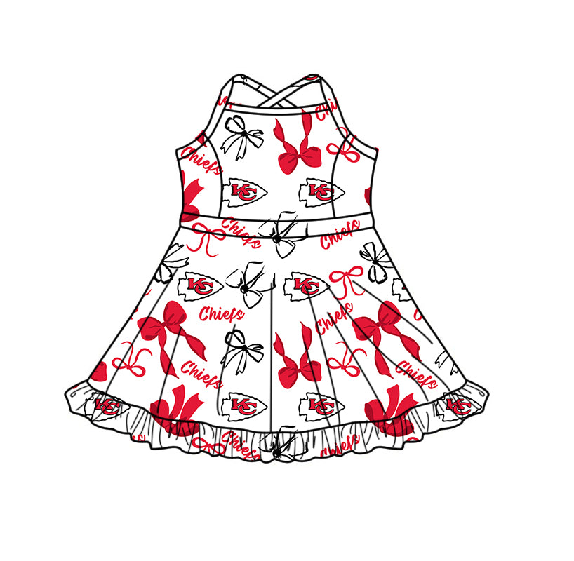 ( Moq 5 Each Style ) Baby Girls Toddler Red Bows Team Sibling Shorts Dresses Set Summer Clothing