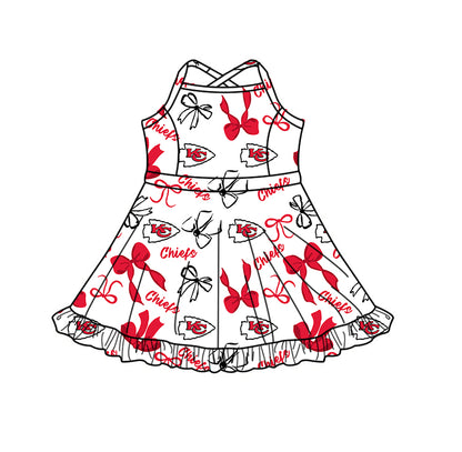 ( Moq 5 Each Style ) Baby Girls Toddler Red Bows Team Sibling Shorts Dresses Set Summer Clothing