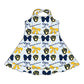( Moq 5 each style ) Baby Girl Toddler Team Bows ‌Sibling Dress Set