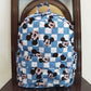 BA0091 Baby Boy Checkered Bag Backpack