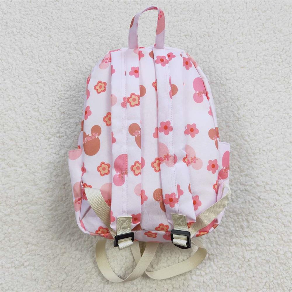 BA0092 Baby Girl Pink Floral Bag Backpack