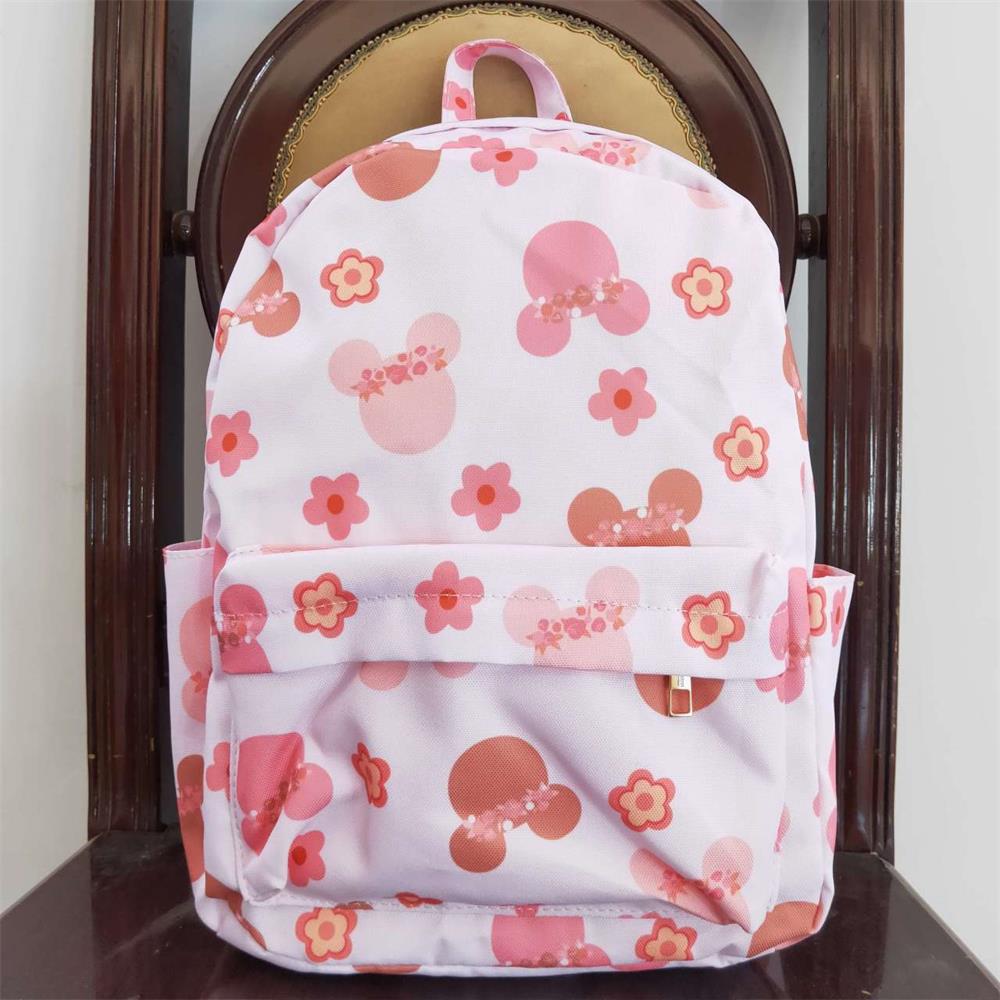 BA0092 Baby Girl Pink Floral Bag Backpack