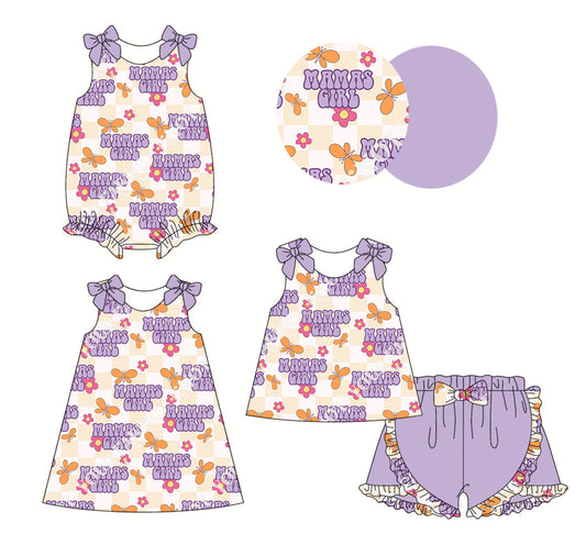 Baby Kids Butterfly Flower Mama's Girl Sibling Romper Dress Set ( Moq 5 Each Style ) 2.22