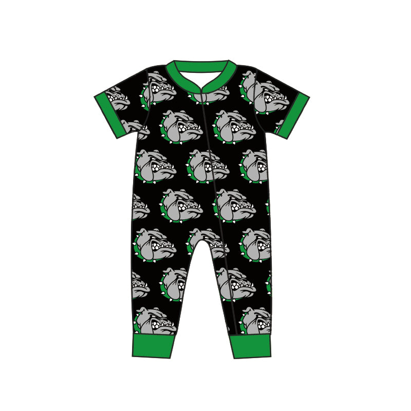 Baby Boy Asheville Team Long Sleeves Zipper Romper