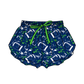 ( Moq 5 Each Style ) Baby Boys Girls Kids Football Sibling Shorts Romper Green Bows Dresses Set Team Clothes