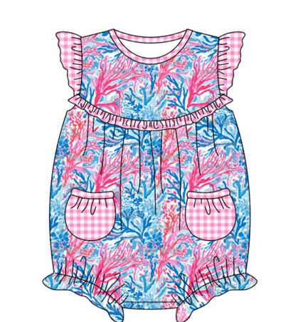 Baby Boy Girl Short Sleeves Summer Sibling Dress Romper Clothes Set ( Moq 5 Each style )