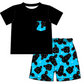 Baby Boy Girl Western Cow Sibling Dress Romper Clothes Set ( Moq 5 Each style )