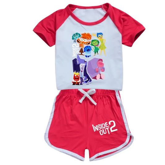 Baby Girl Short Sleeves Shirt Shorts Movie Set