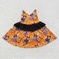 GSD0453 Baby Girl Halloween Pumpkin Sleeveless Twirl Dress