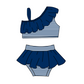 ( Moq 5 Each Style ) Baby Boys Girls Kids Team Sibling Jumpsuits Sets Football Swimsuits Clothes
