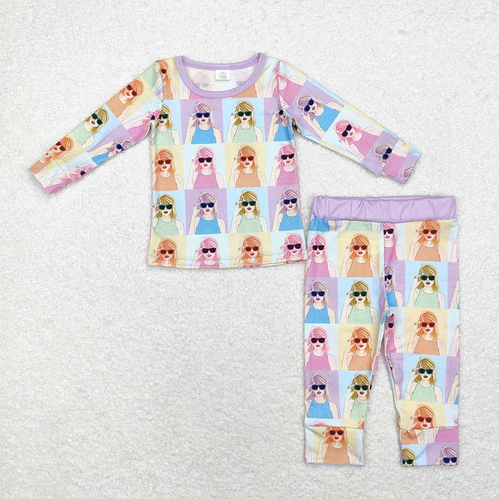 Baby Girl Long Sleeves Singer Sibling Pajamas Clothes Set