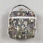 Baby Girls Kids Camo Bows Print Lunch Box Picnic Thermal Bag RTS