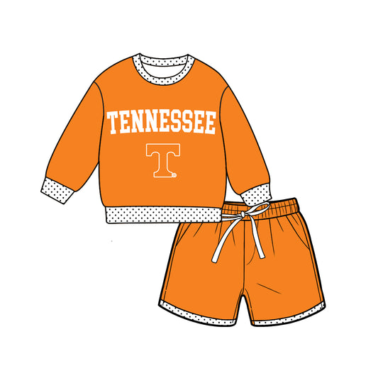 ( Moq 5 ) Baby Girls Kids Long Sleeves Shirt Shorts Team Set Clothes