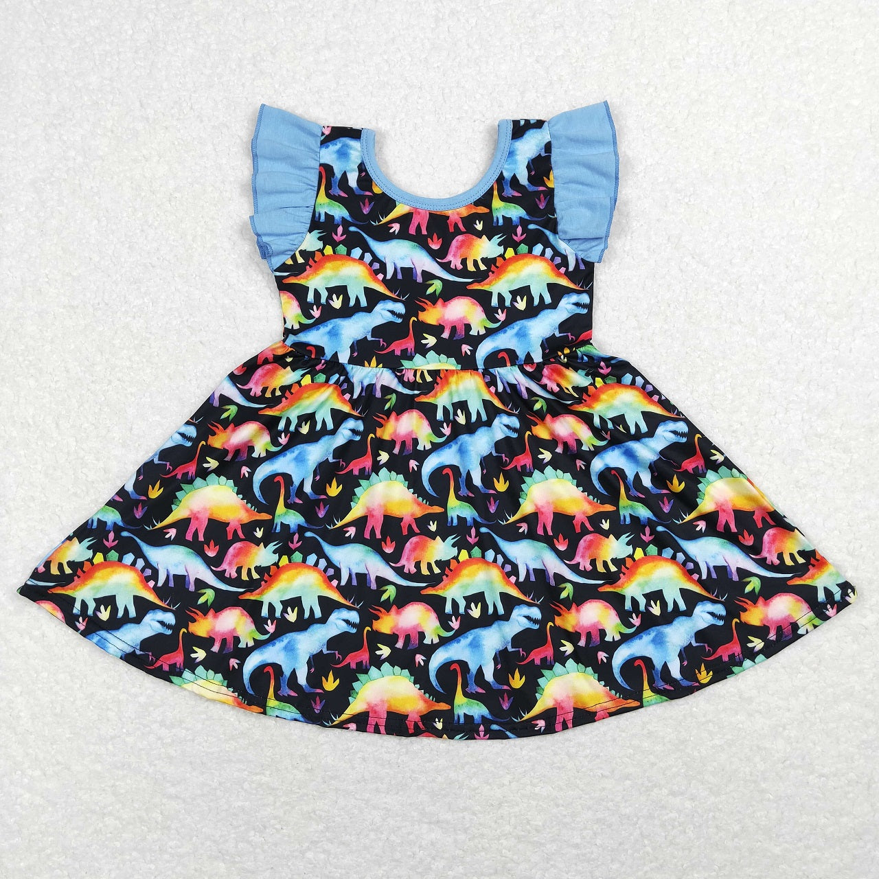 SR0506 Baby Boy Short Sleeves Dinosaurs Zipper Romper