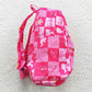 BA0113 Baby Girl Doll Pink Bag Backpack