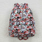 BA0060 Baby Kids Halloween Skull Floral Bag Backpack